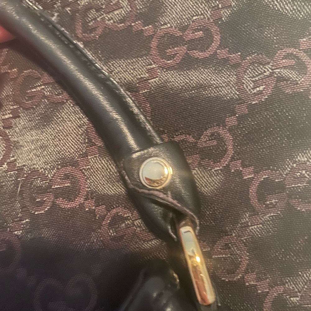 authentic Gucci Black Leather Abbey Hobo Bag - Picture 6 of 12